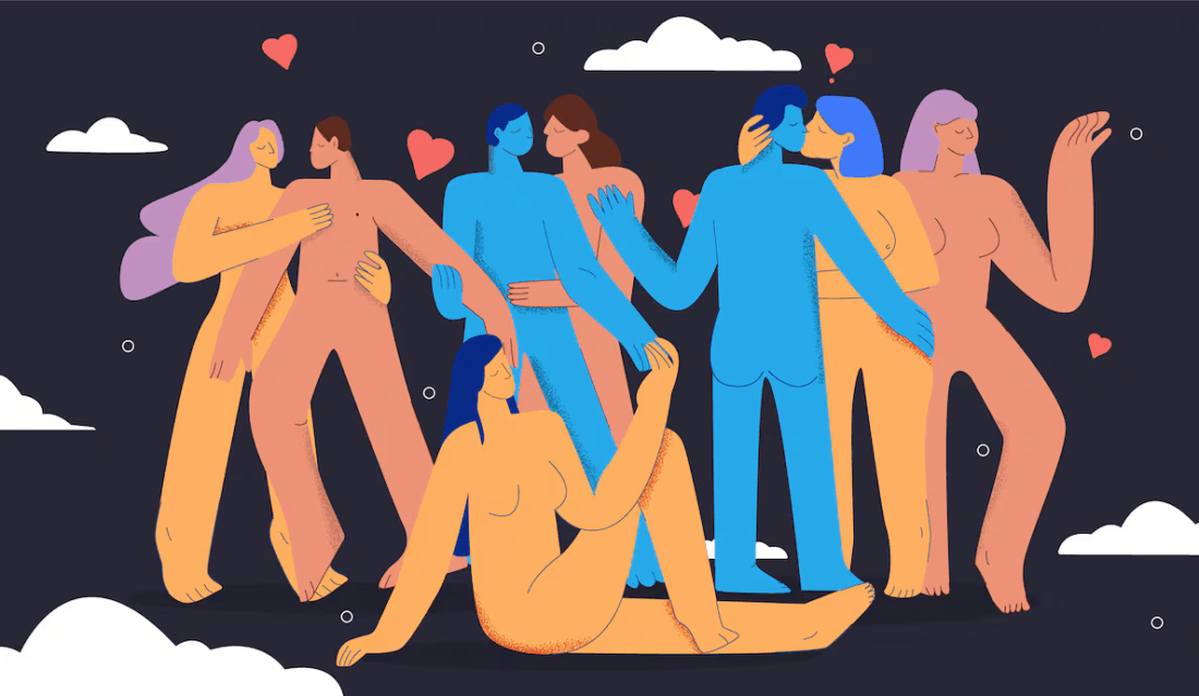 ilustración poliamor