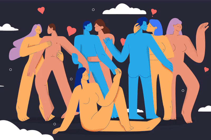 ilustración poliamor