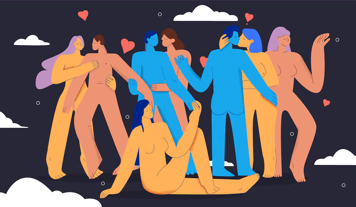 ilustración poliamor